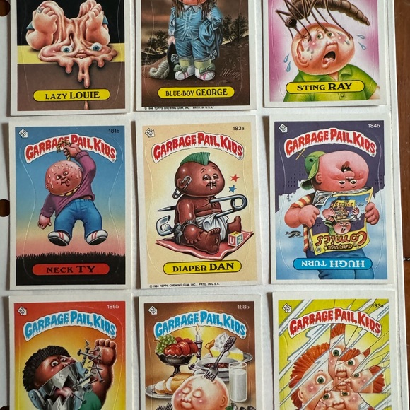 COPY - GPK Garbage Pail Kids lot of 9 OS3 thru OS7; 1986 - Picture 2 of 12